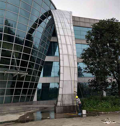 四川高空外墻清洗，成都大樓外墻清洗